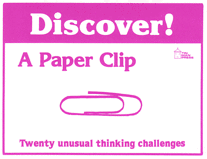 Discover A Paper Clip Card Set, Enrichment Warm Up Activities for Teachers