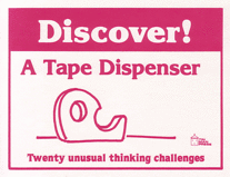 Discover A Tape Dispenser Card Set, for Teaching Observation Skills in Elementary School