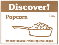 Discover Popcorn Card Set, Enrichment Warm Up Activities for Elementary Students