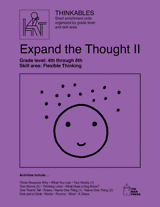 Expand the Thought II Activity Sheets, Exercises in Elaborative Thinking in Classroom