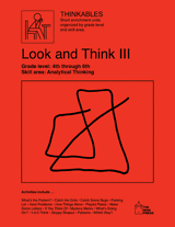 Look and Think III Activity Sheets, Self-Directed Classroom Challenges Downloadable pdf